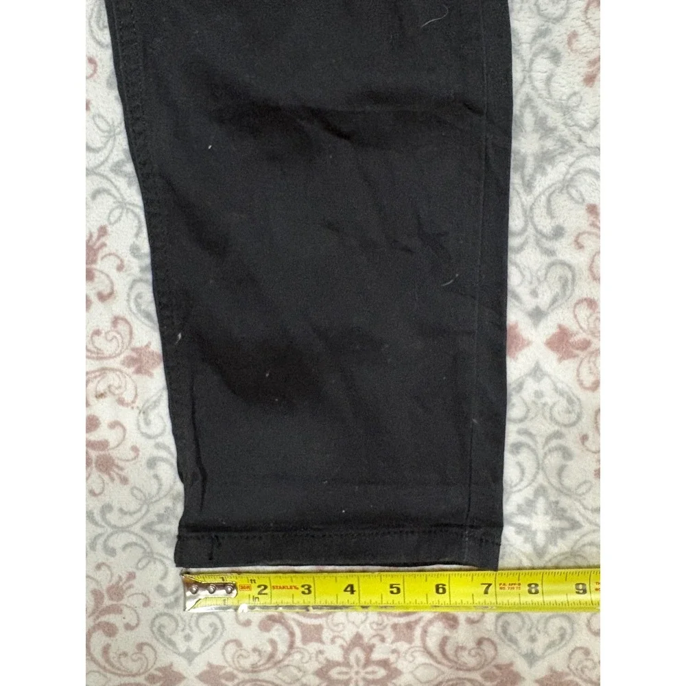 Levis 502 Regular Taper Pants Mens 30x32 Black Twill Chino Trousers